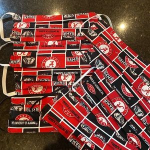 Alabama Role Tide Face mask filter pocket